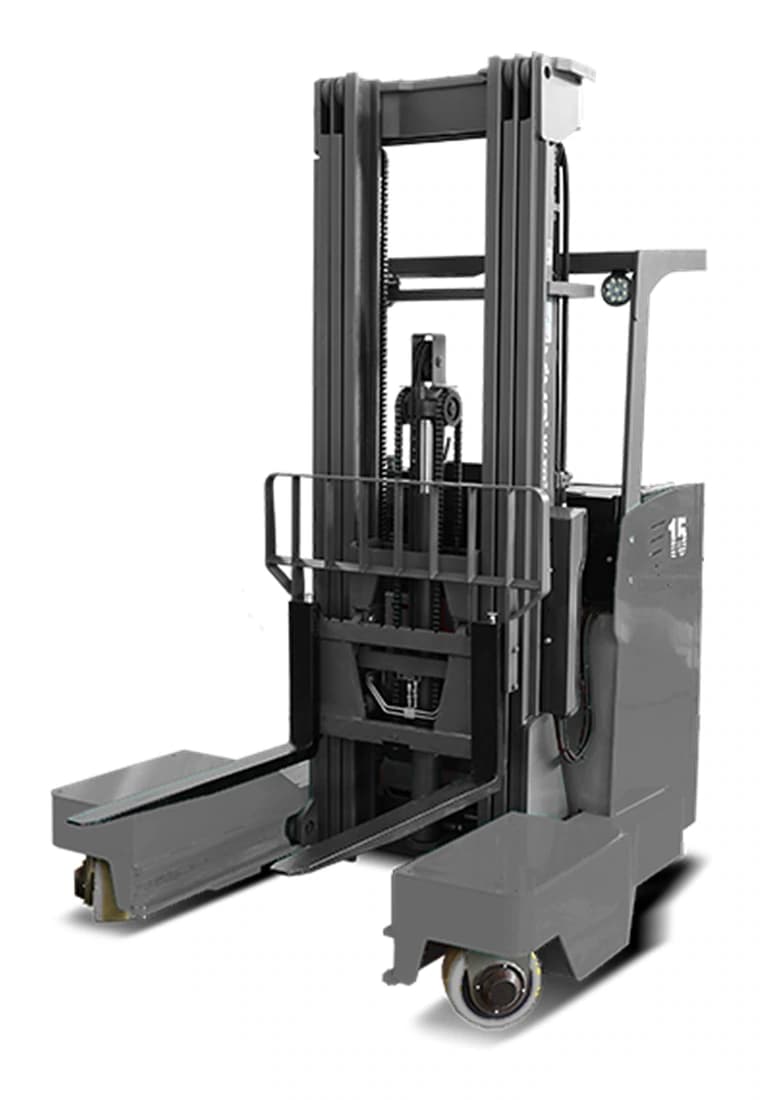 SF-1500M 2500M stand-on multi-directional reach forklift
