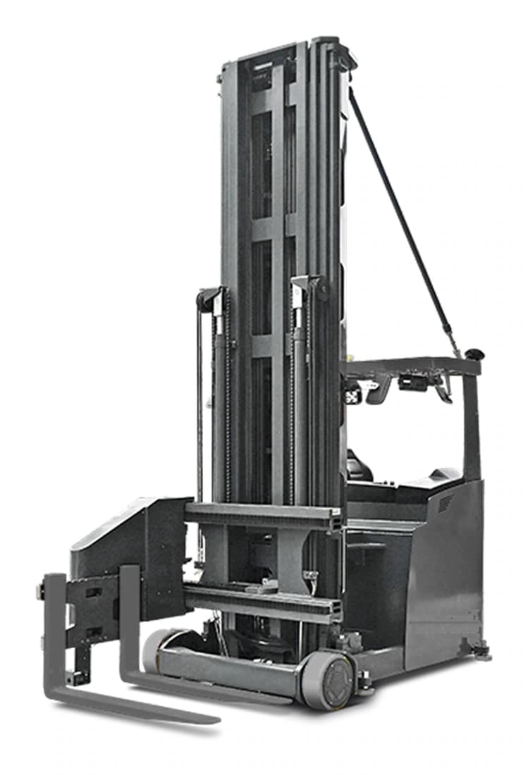 SF-1600M MCA seated three-way VNA stacker forklift