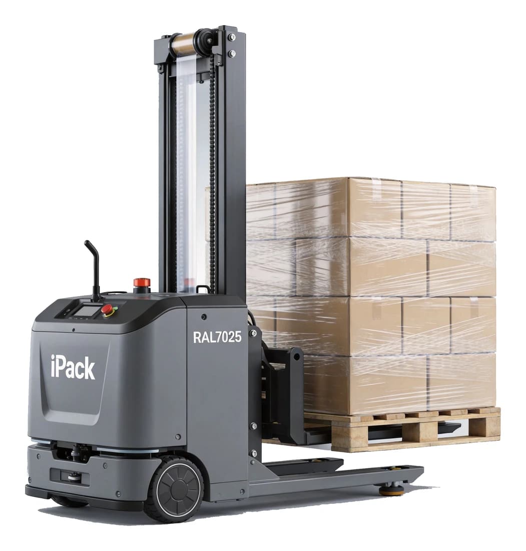 SW-8000D self-propelled battery powered pallet wrapping machine